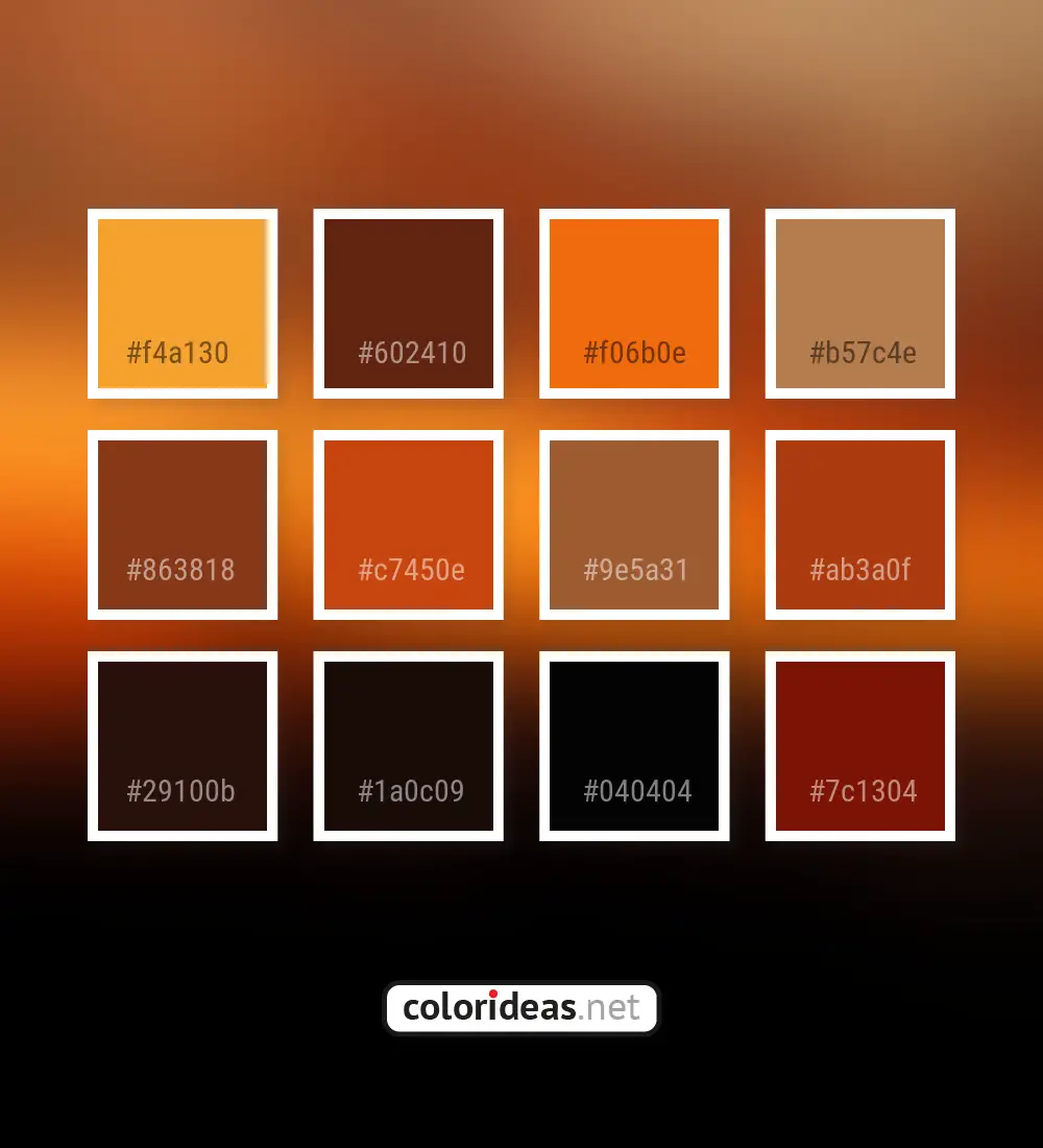 Sahara Orange D3B933 Old Gold Color Palette | Color palette ideas