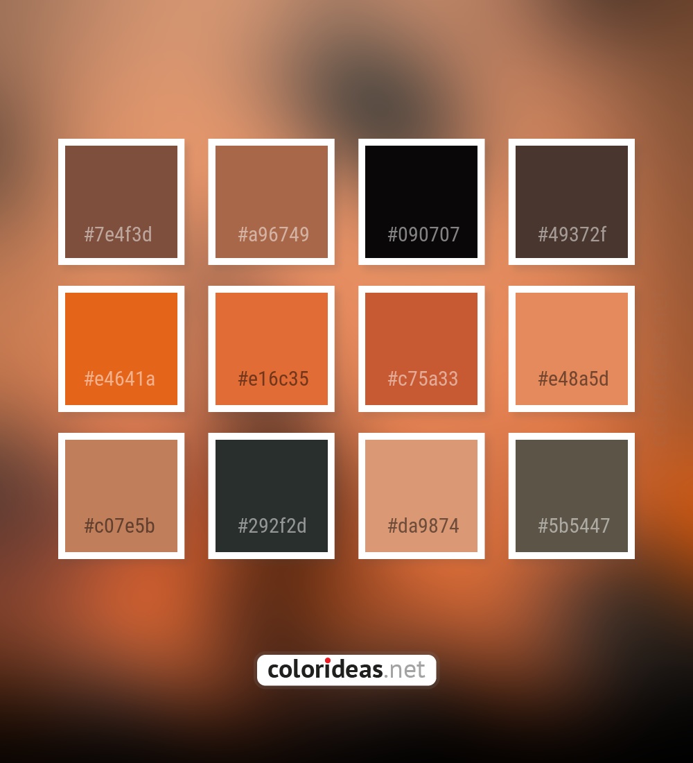 Blumine Dark Gray / Smoked Eden 5E4852 Color Palette | Color palette ideas